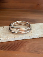 Jonc Bouddhiste mantra twist  champagne Etoilya