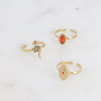 Bague trio Visconi Etoilya