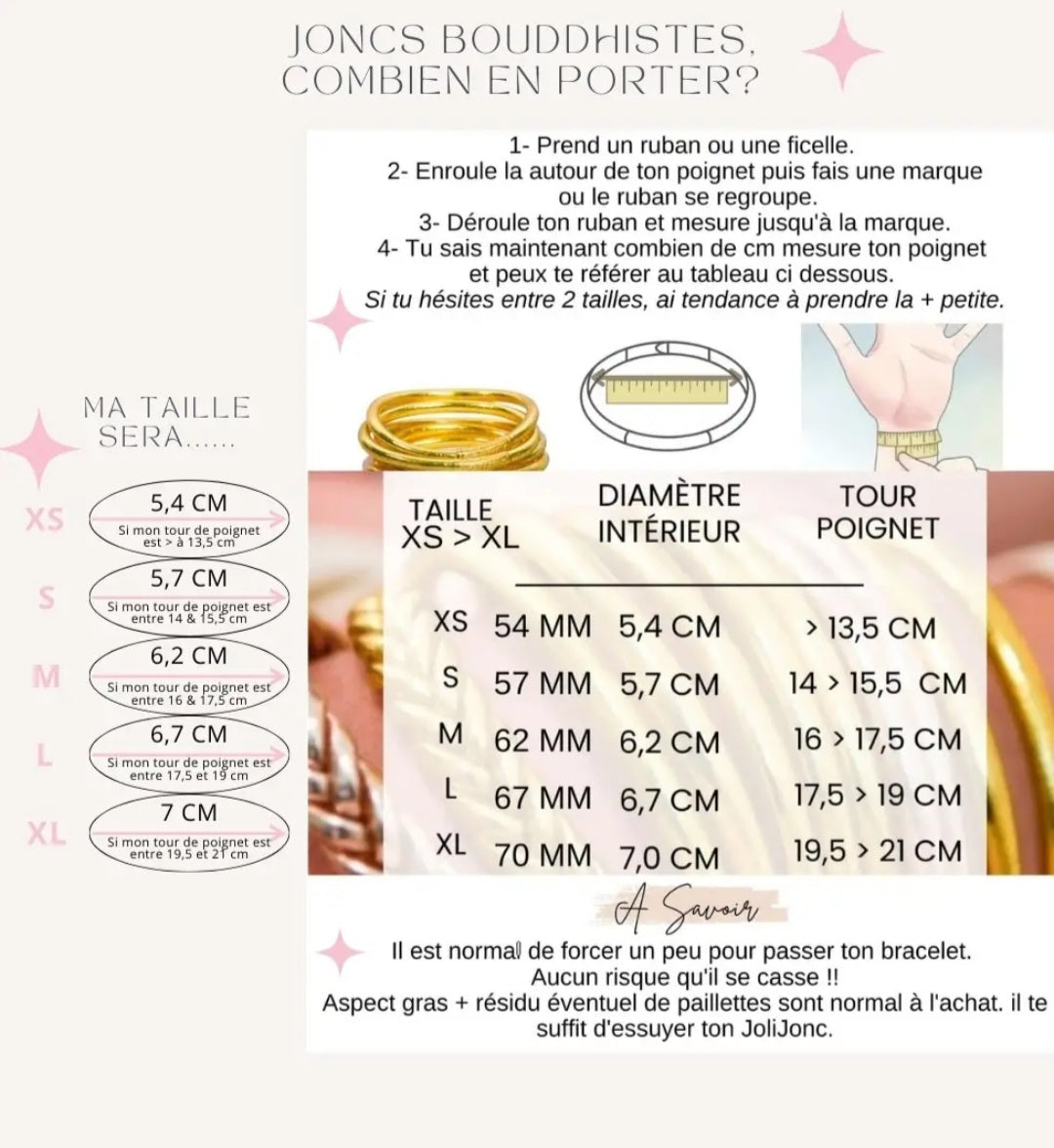 Jonc Bouddhiste mantra champagne Etoilya